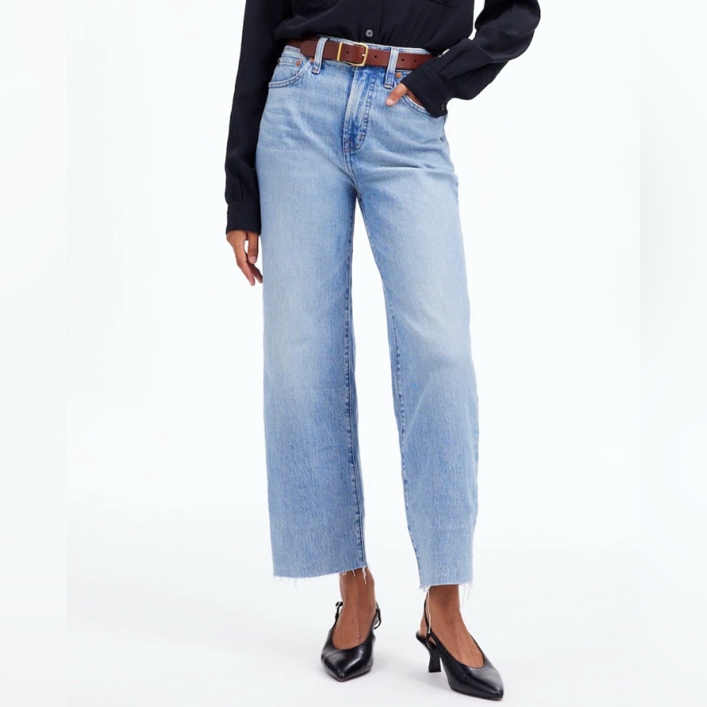 Madewell Perfect Vintage Wide Leg Crop Jeans